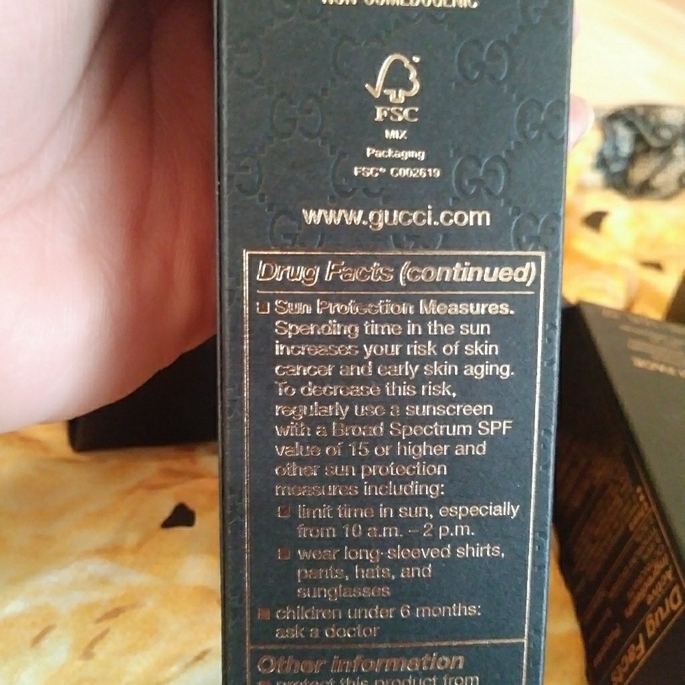 Authentic New Gucci makeup.